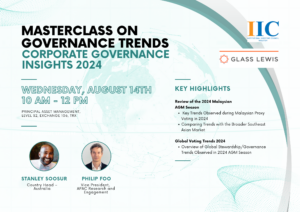 MASTERCLASS ON GOVERNANCE TRENDS: CORPORATE GOVERNANCE INSIGHTS FOR 2024